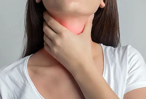 Knowing whether your sore throat is viral or bacterial is usually determined by symptoms. Viral sore throats usually consist of a cough, swelling in the throat, and runny nose whereas bacterial sore throats are typically accompanied with nausea and vomiting, stomach ache, and there is no cough.